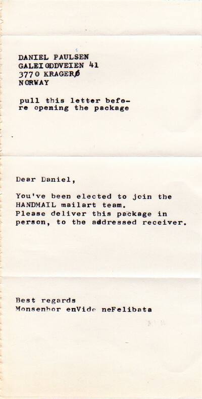 HANDMAIL
HANDMAIL