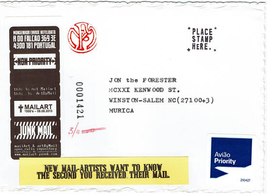 Jon Foster 10 Years of Mail-Art #06
