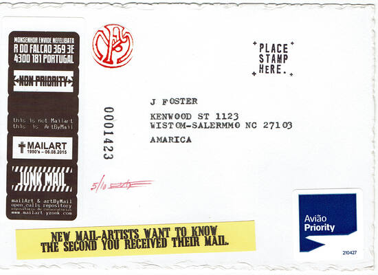 Jon Foster 10 Years of Mail-Art #06
