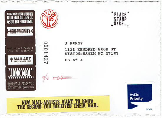 Jon Foster 10 Years of Mail-Art #06

